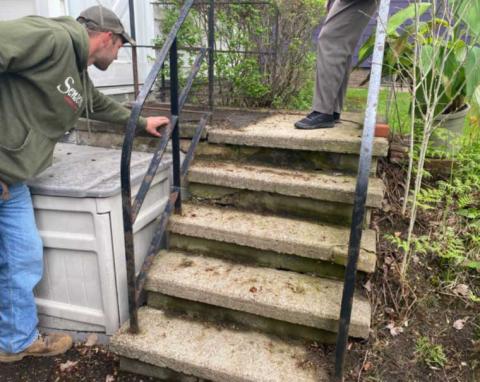 Before Concrete Deck Restoration