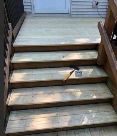 Before Deck Remodeling