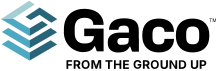 gaco logo from the ground up