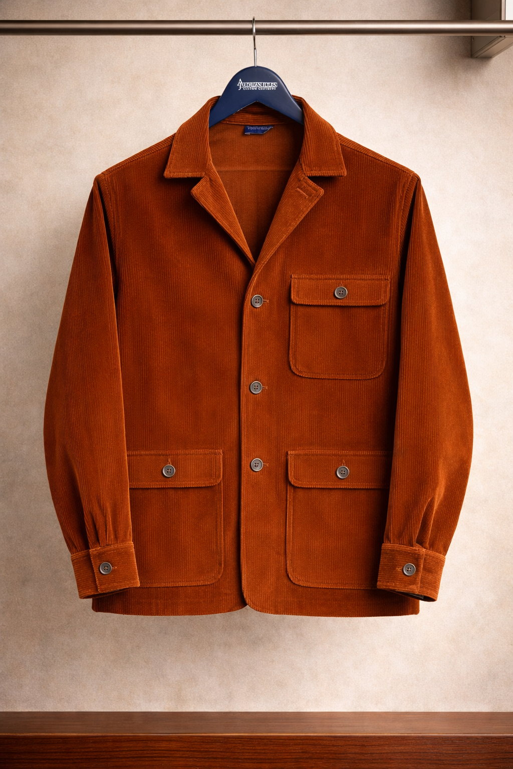 Burnt Corduroy Shacket