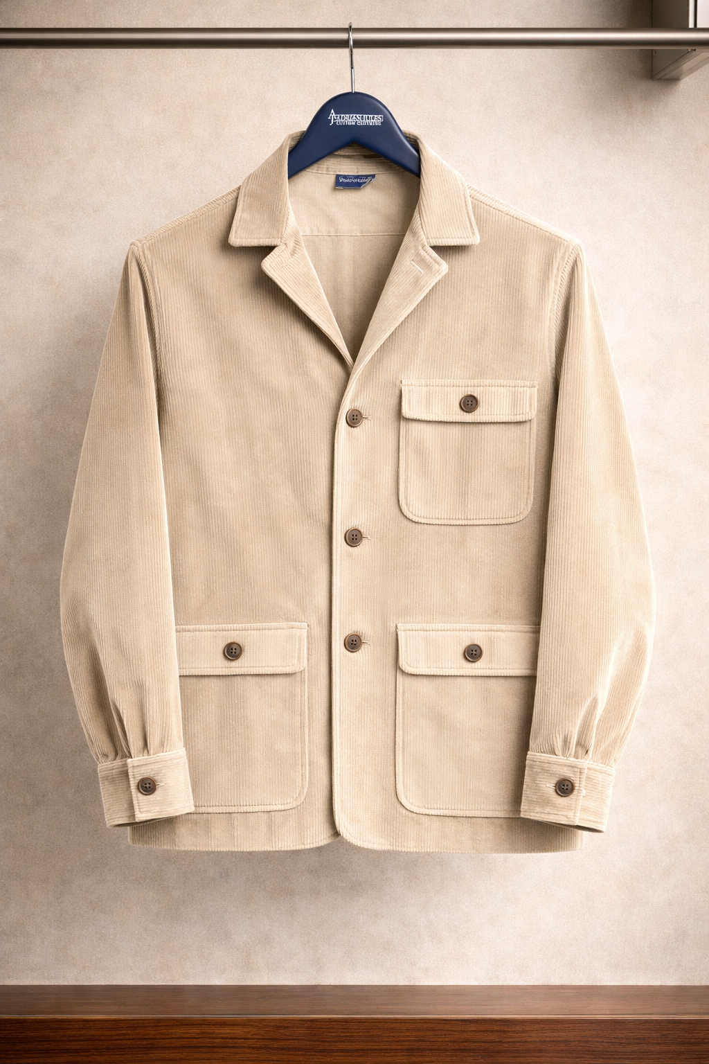 Ivory Corduroy Shacket