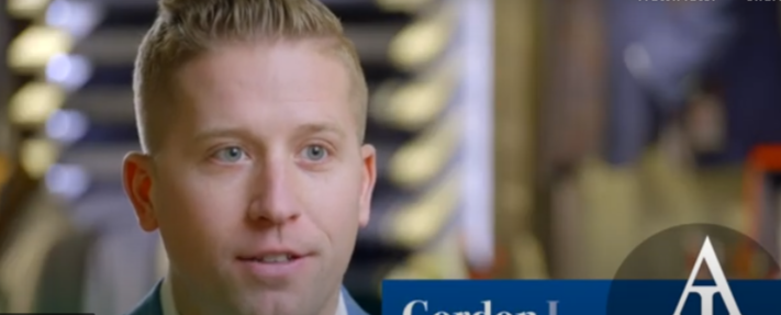 Gordon testimonial video thumbnail