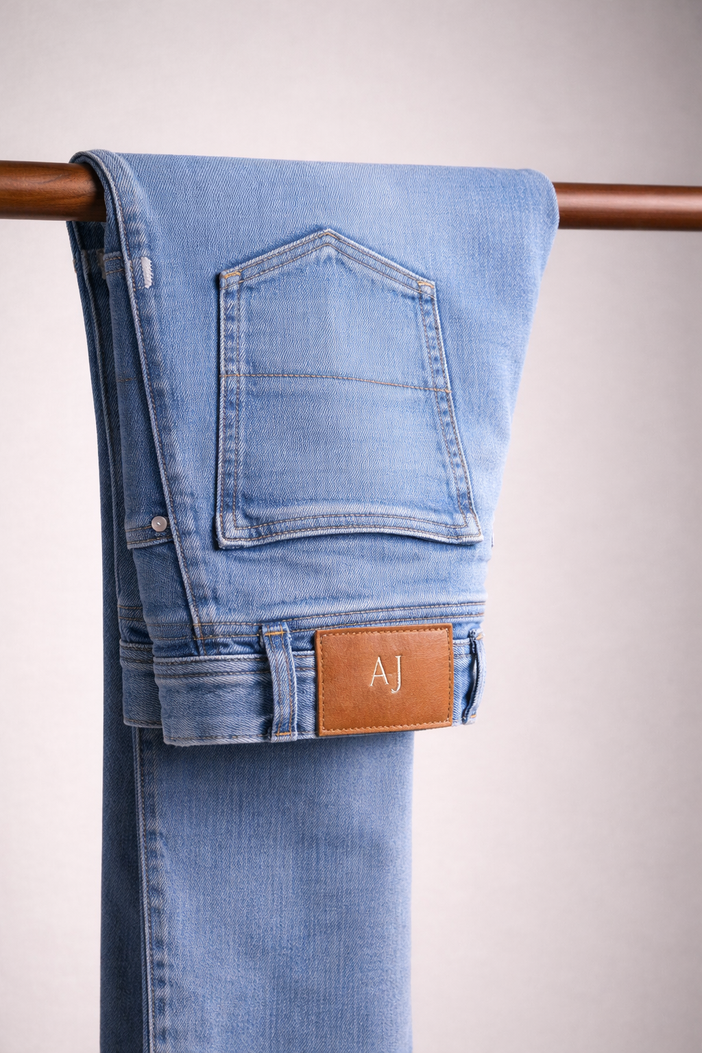 Soft Blue Wash Custom Jean