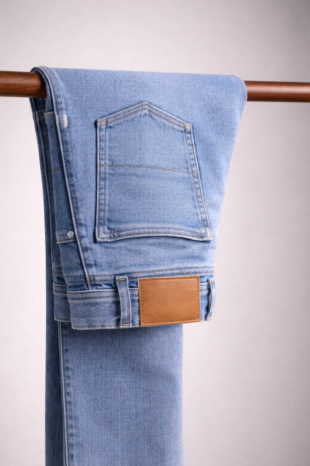 Soft Blue Wash Custom Jean