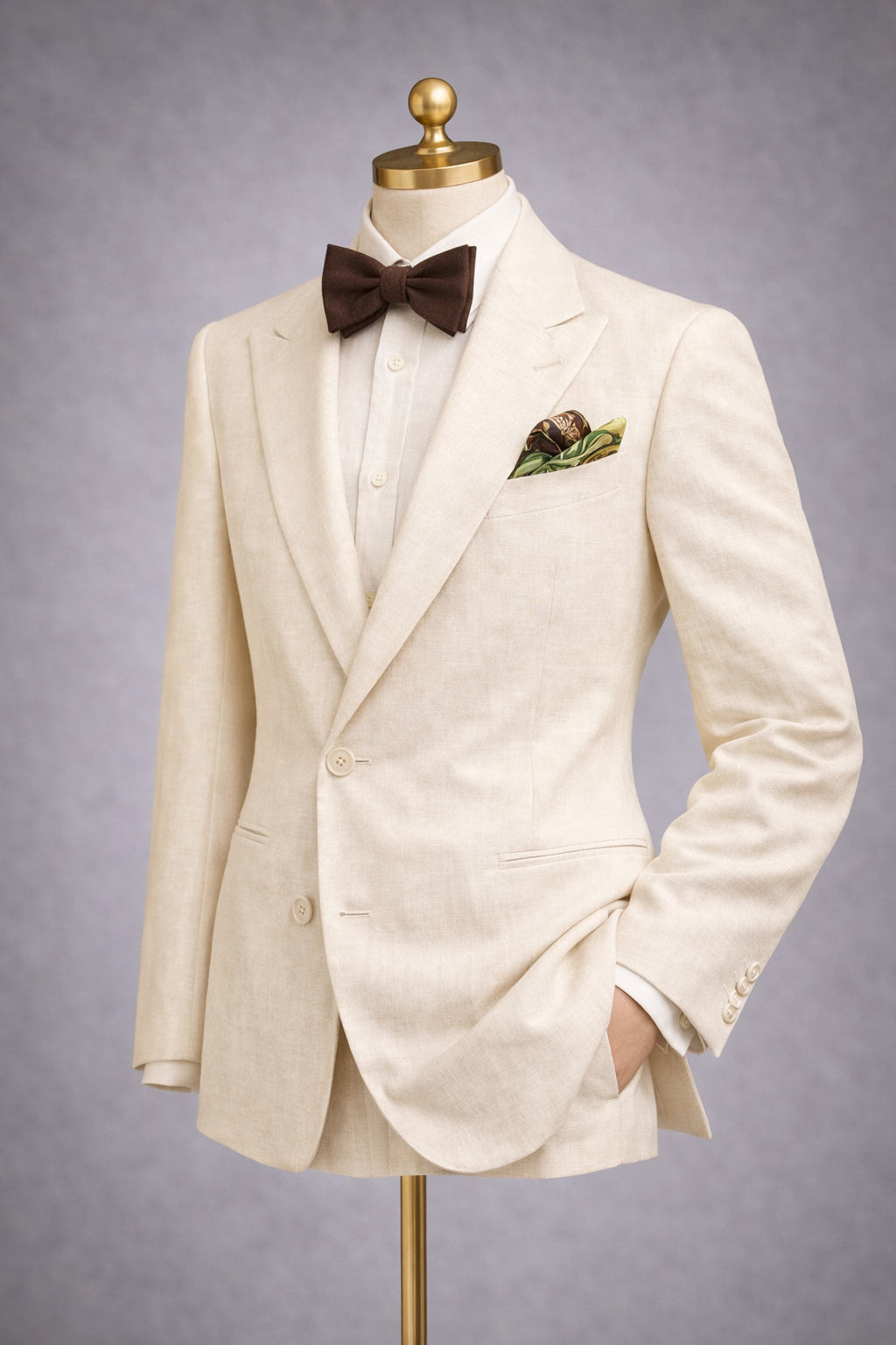 The Capri Ivory Linen Suit