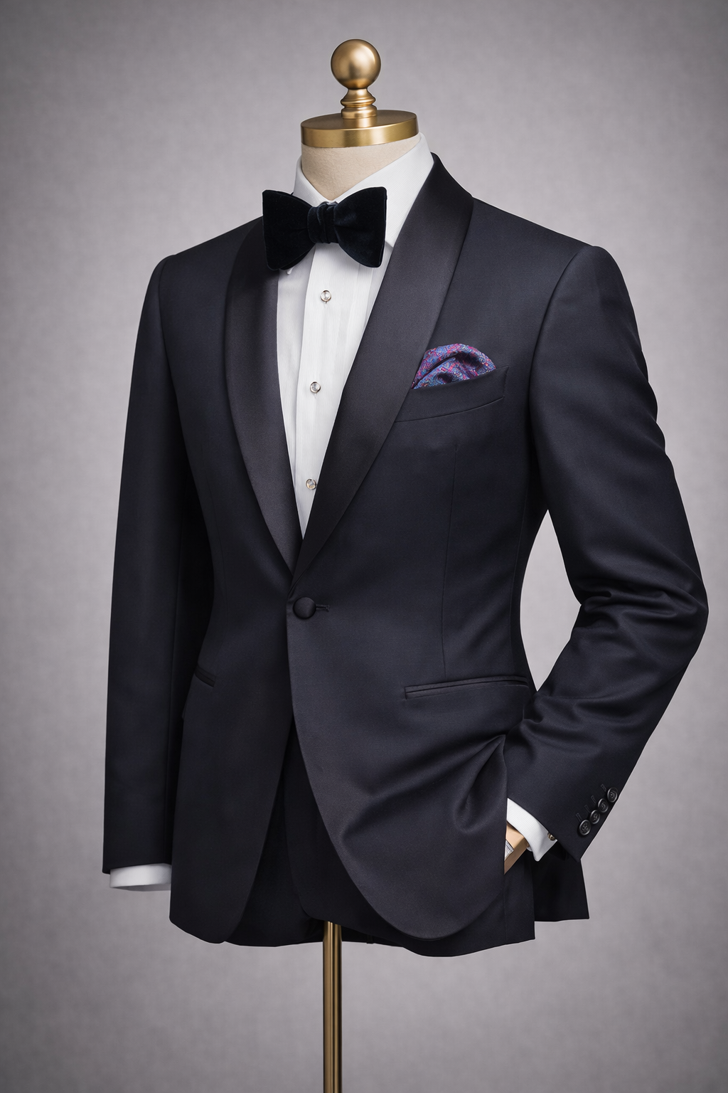 The Regent Satin Shawl Tuxedo