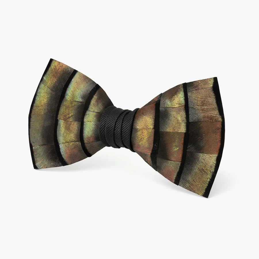 The Original Turkey Feather Bow Tie