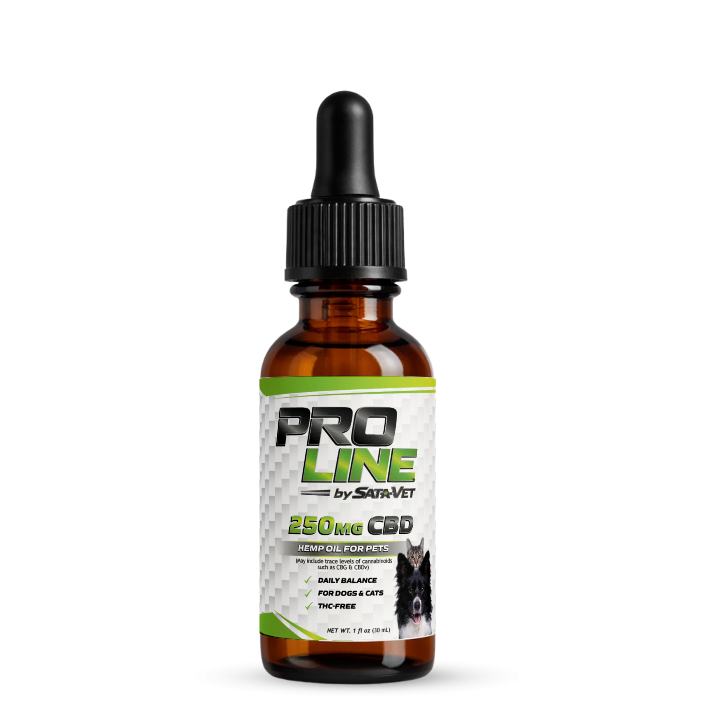CBD Hemp Oil Tincture for Pets • 250 mg (30 mL)
