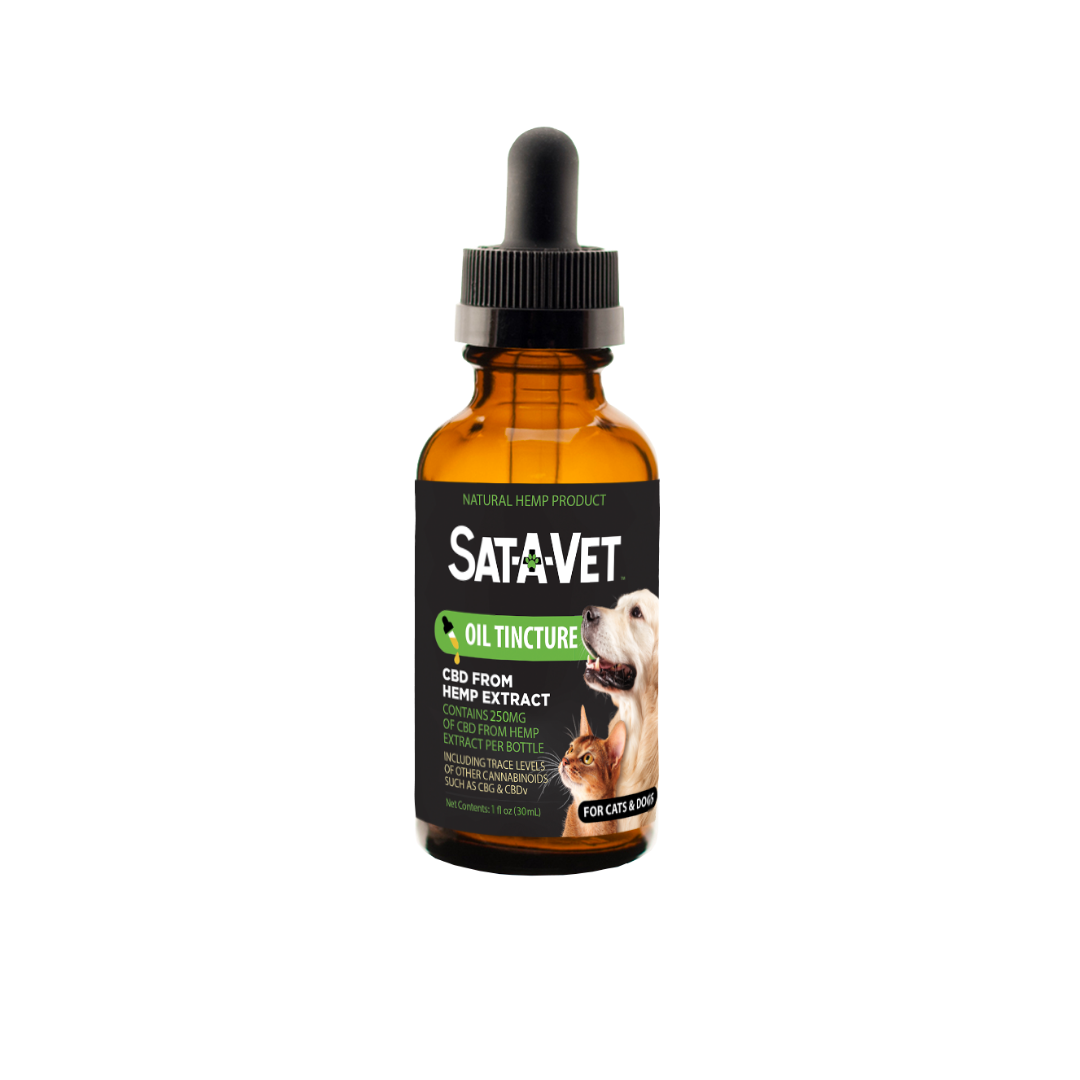 Sat-A-Vet™ Hemp Oil Tincture, Small Breed  | 30ml