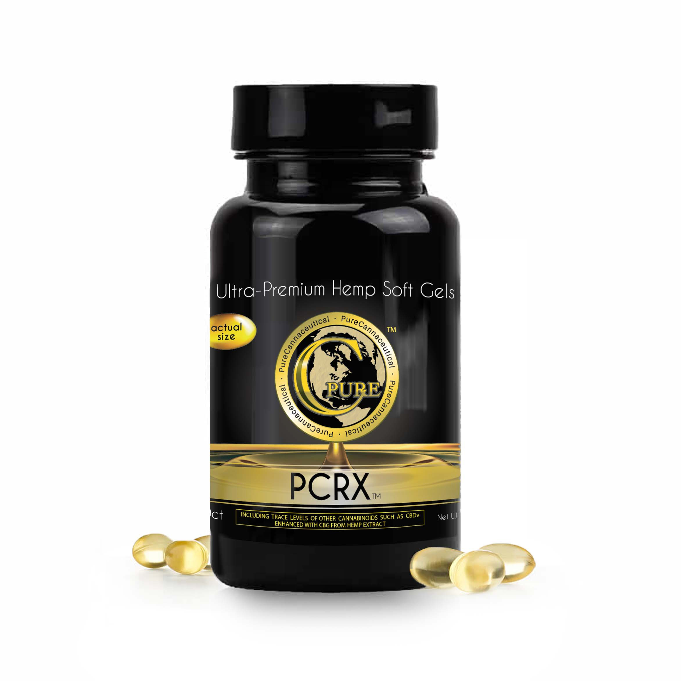 PCRX™ Ultra-Premium Hemp Soft Gels, 30ct.