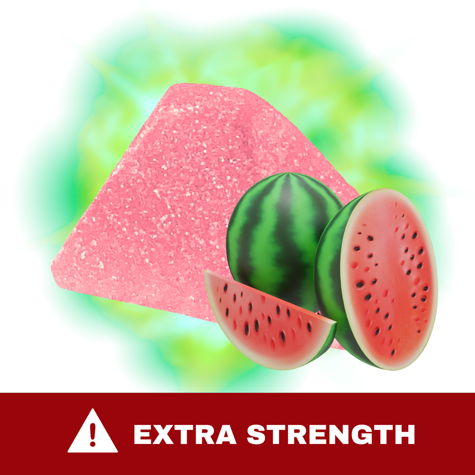 420 My Way™ | Watermelon, 50 mg ∆9 THC Pyramid, Single Gummy