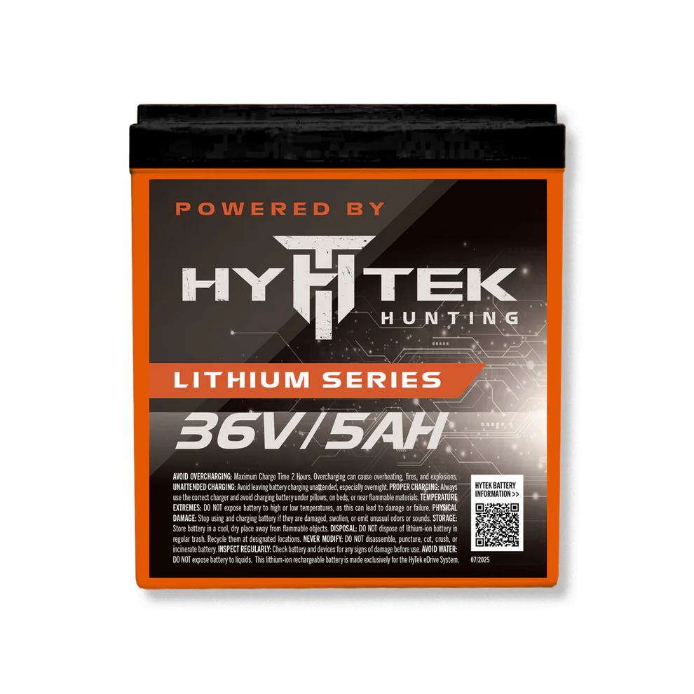 HyTek® 36v Lithium Ion Phosphate Rechargeable Battery