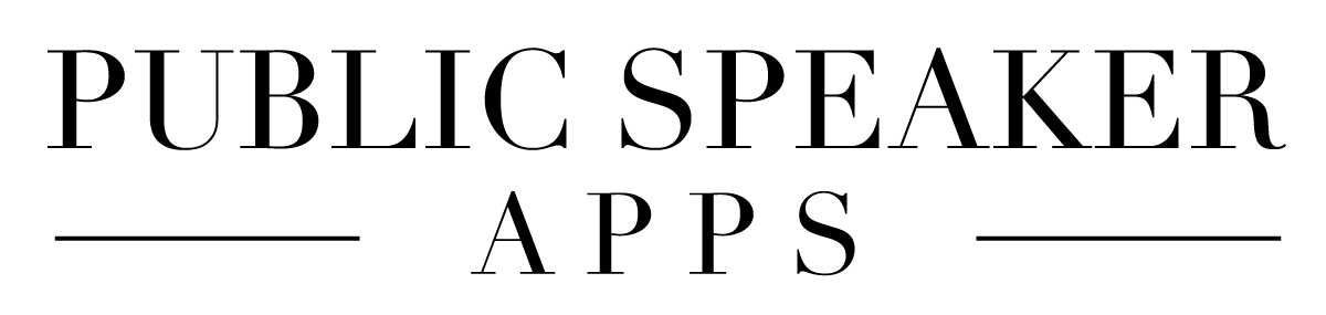 Public Speaker Apps