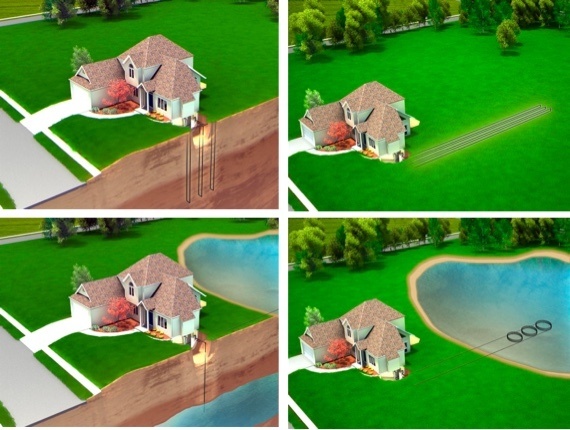 ground source heat pump system Buffalo home