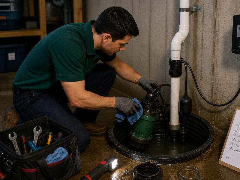 Sump pump maintenance services in Buffalo, NY
