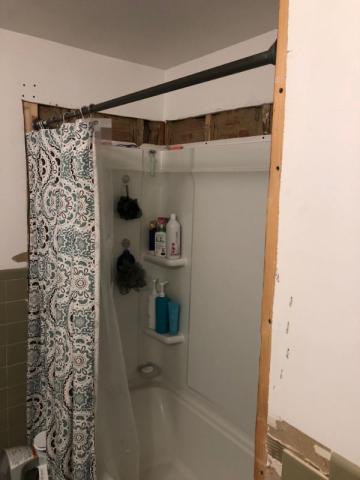 before photo of bathroom before renovation