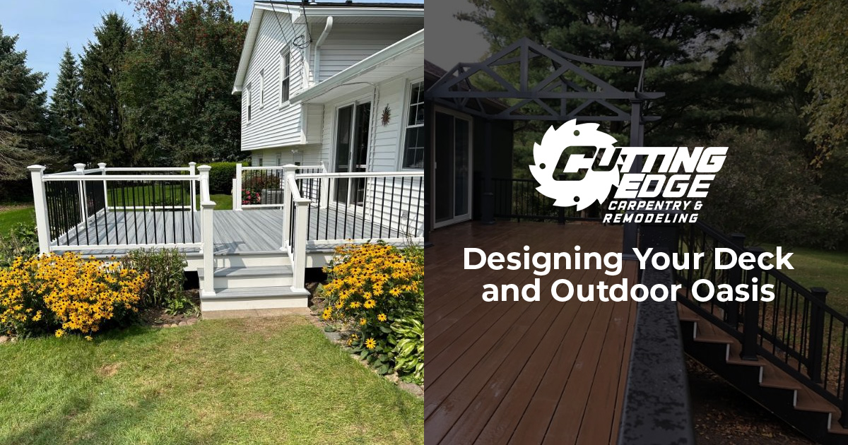 backyard deck "designing your deck and outdoor oasis"