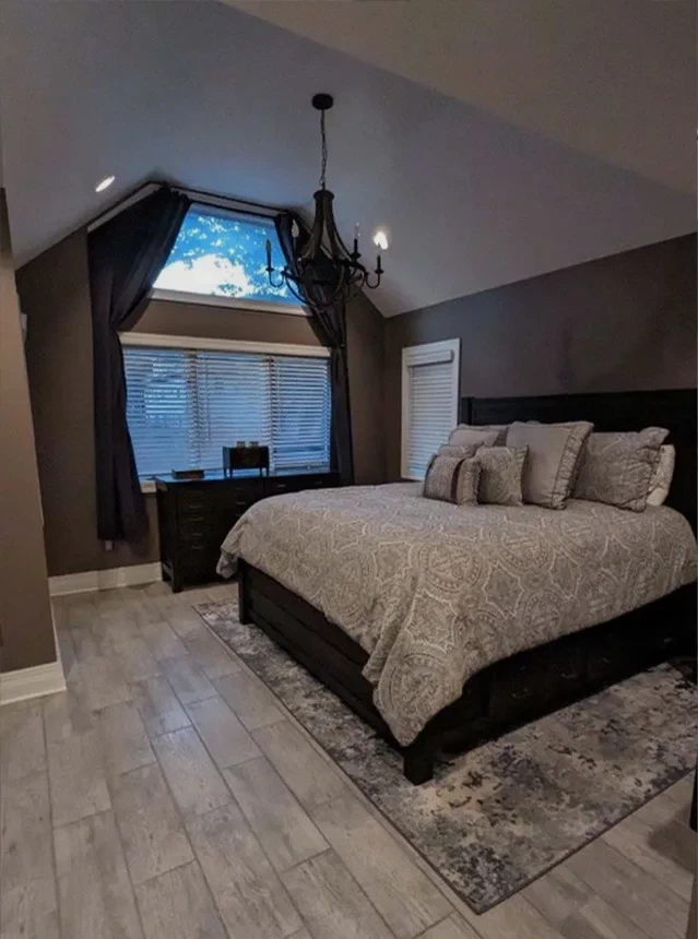 dark gray painted room rochester ny