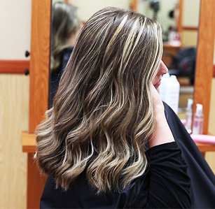 Hair color service