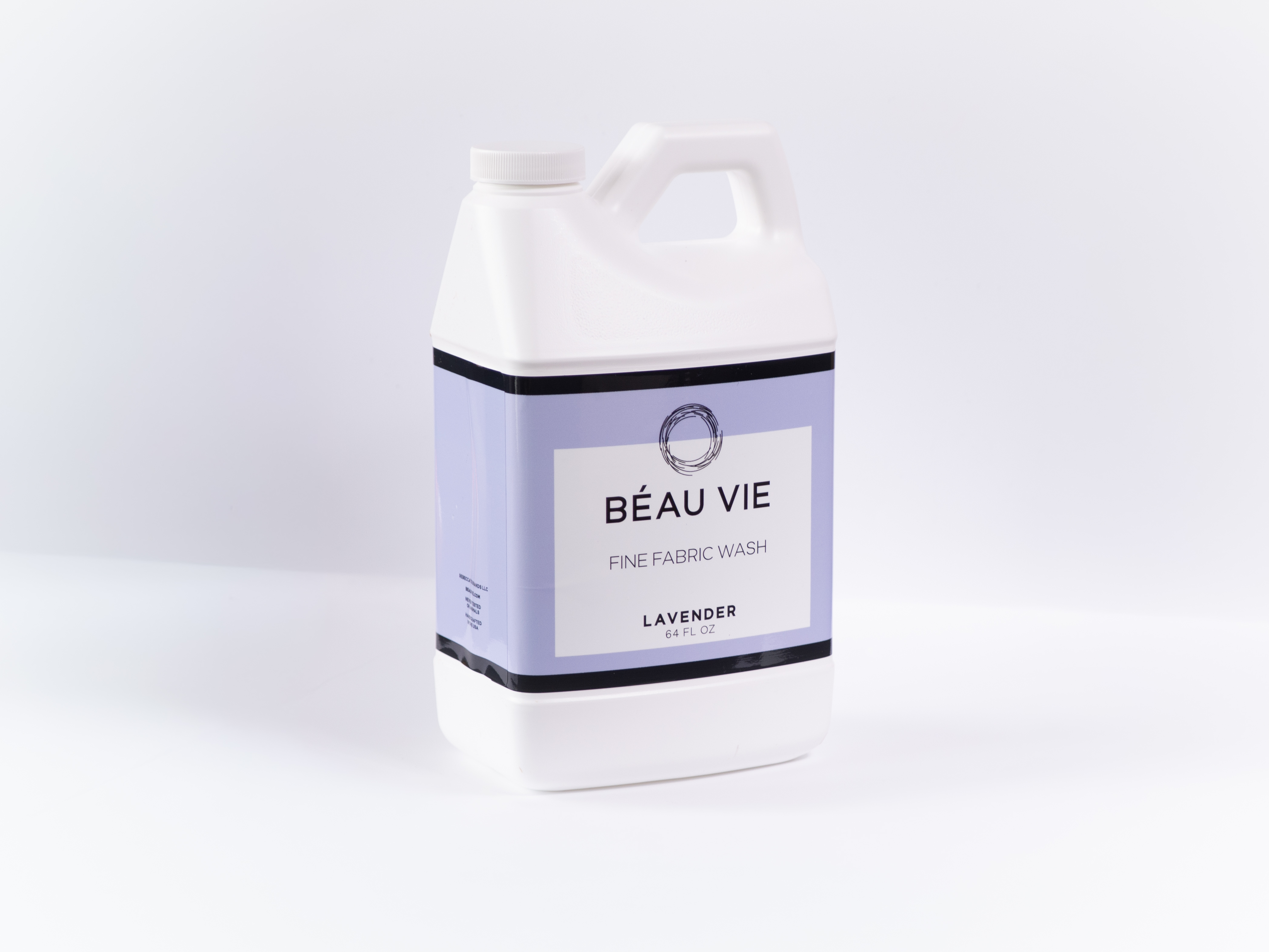 Clean eCommerce bottle product photography on white background