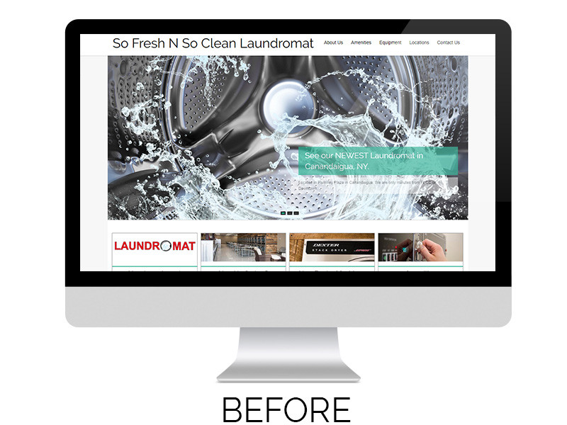 So Fresh Laundromat - Before