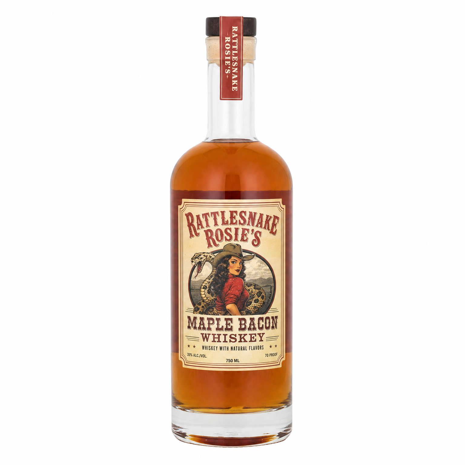 Rattlesnake Rosie's Maple Bacon Whiskey 750ml
