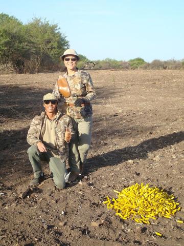 two people on hunting trip
