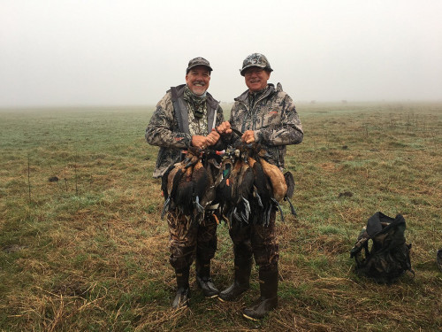two duck hunters