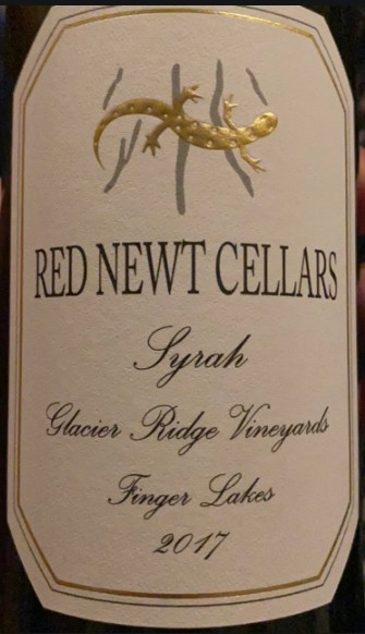 Red Newt Syrah Glacier Ridge