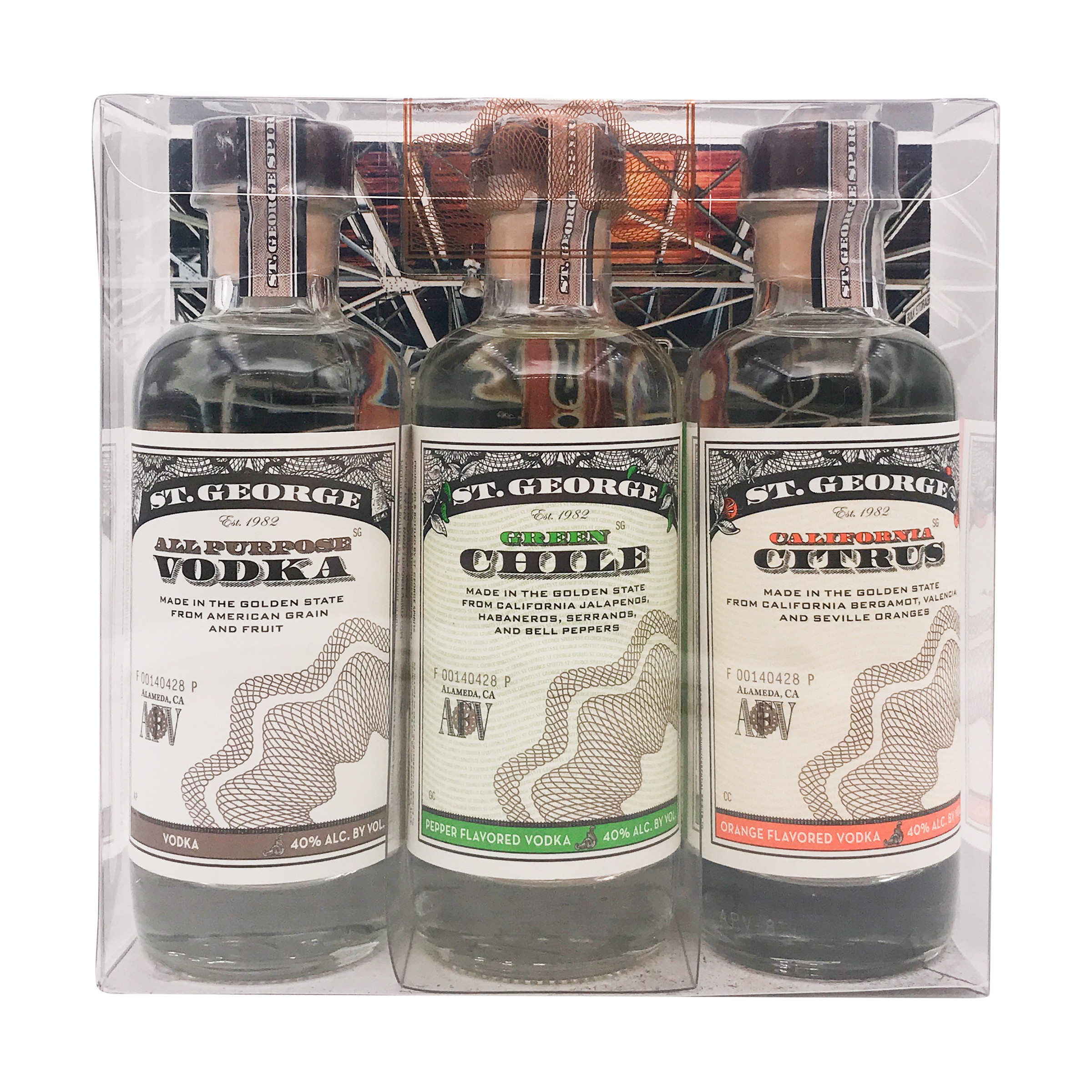 St. George Vodka Tri Pack