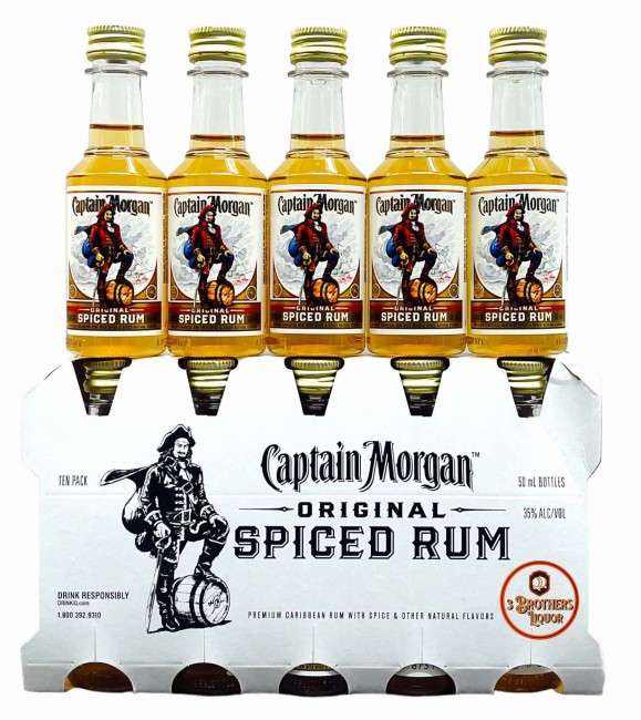 Captain Morgan Spiced 50ml 10Pk