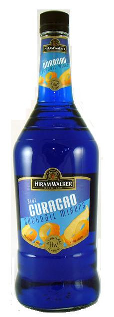 Hiram Walker Blue Curacao 1L