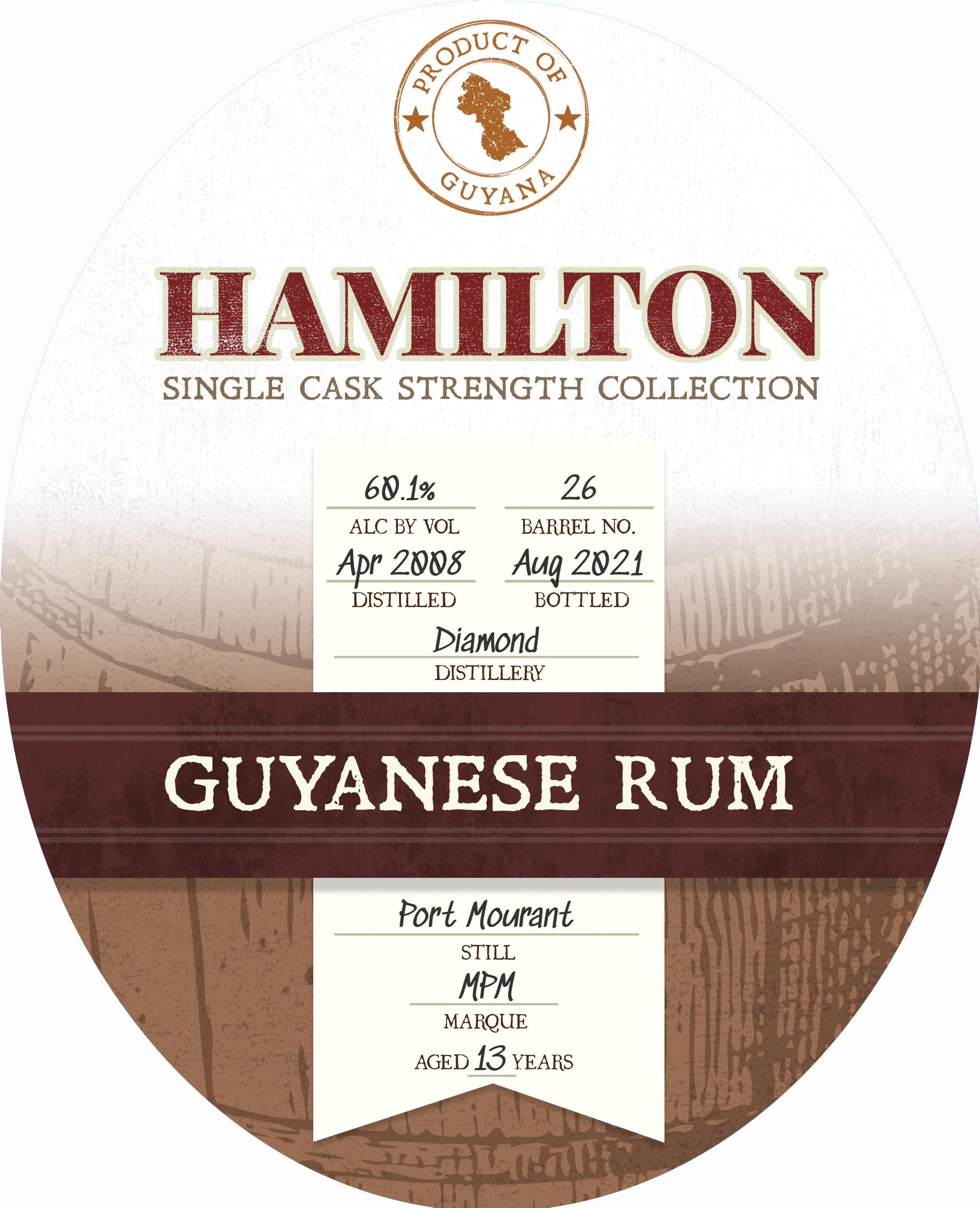 Hamilton Guyanese Port Mourant