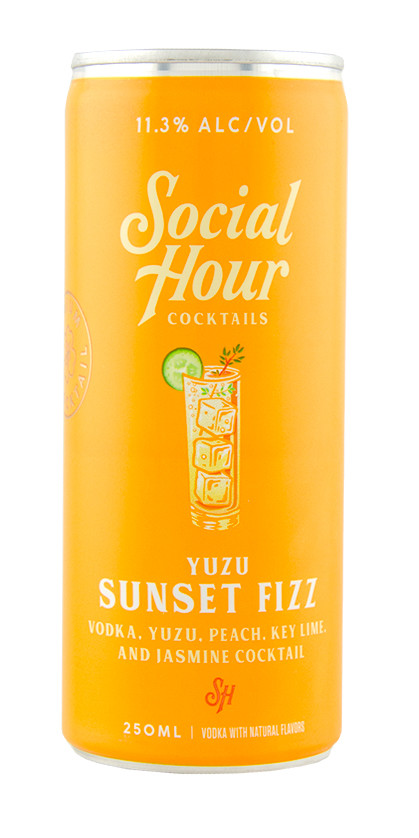 Social Hour Yuzu Sunset Fizz