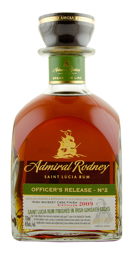 Adm Rodney St Lucia Rum Irish