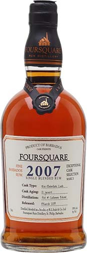 Foursquare Rum 2007 750ml