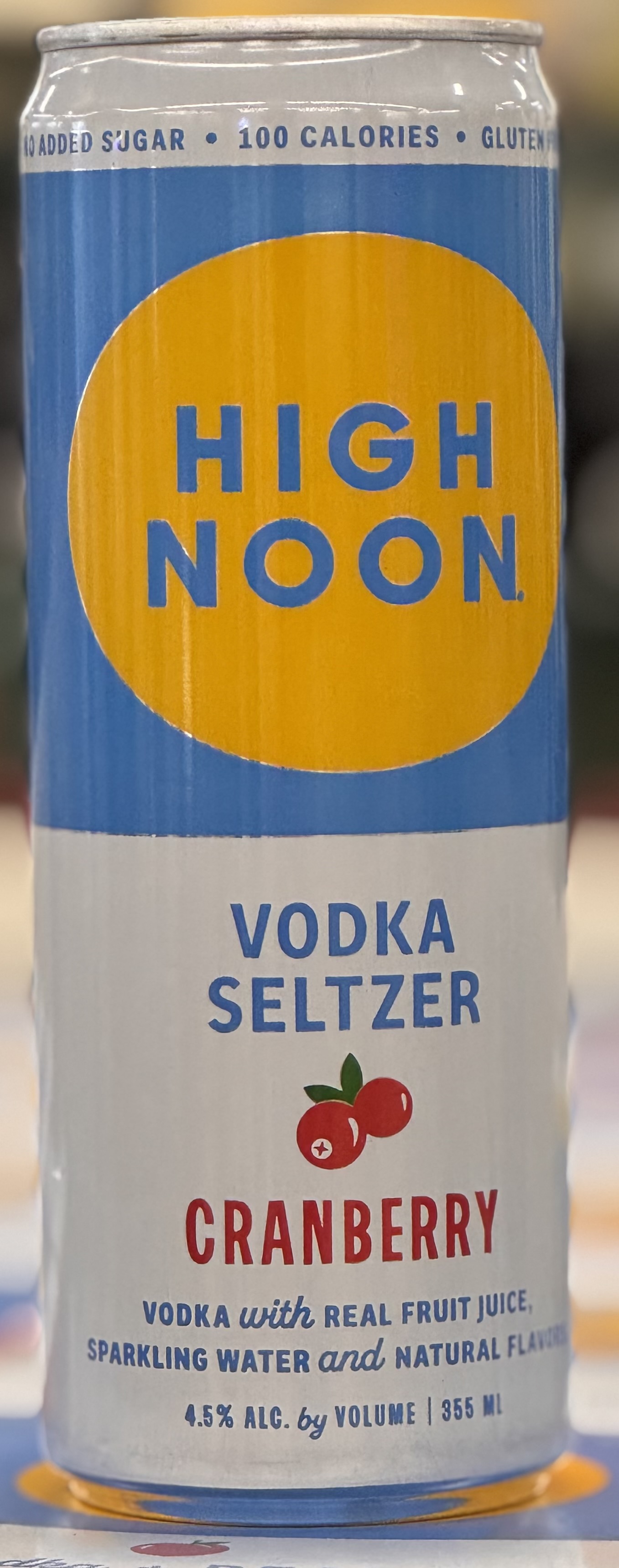 High Noon Cranberry Vodka Seltzer 355ml