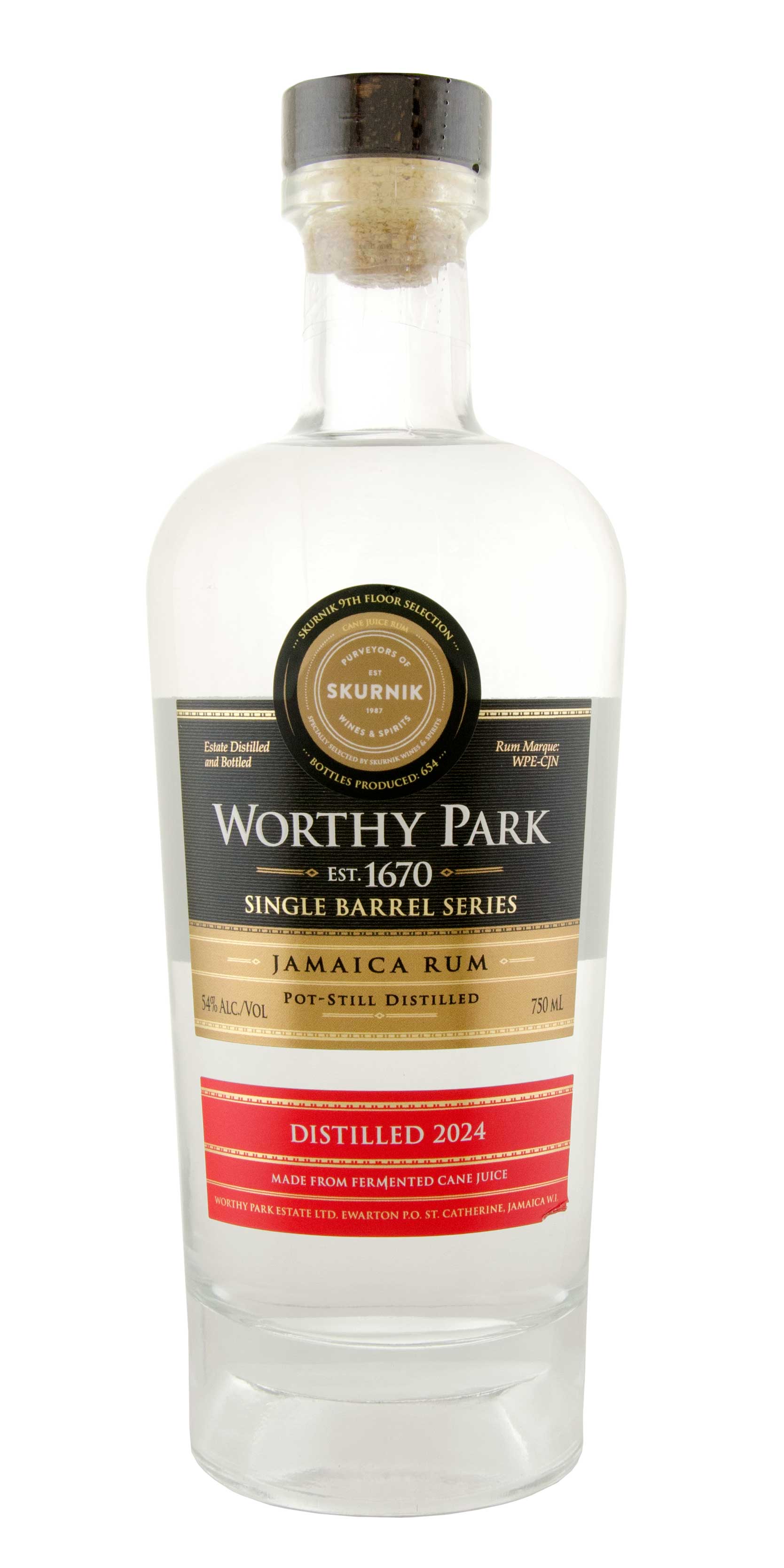 Worthy Park 9th Floor Defect 750ml