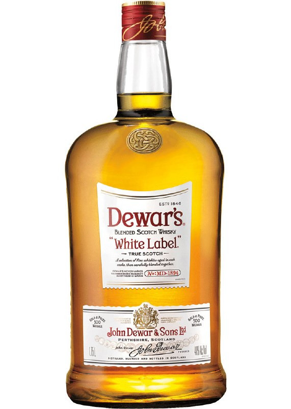 DEWARS WHITE LABEL 1.75