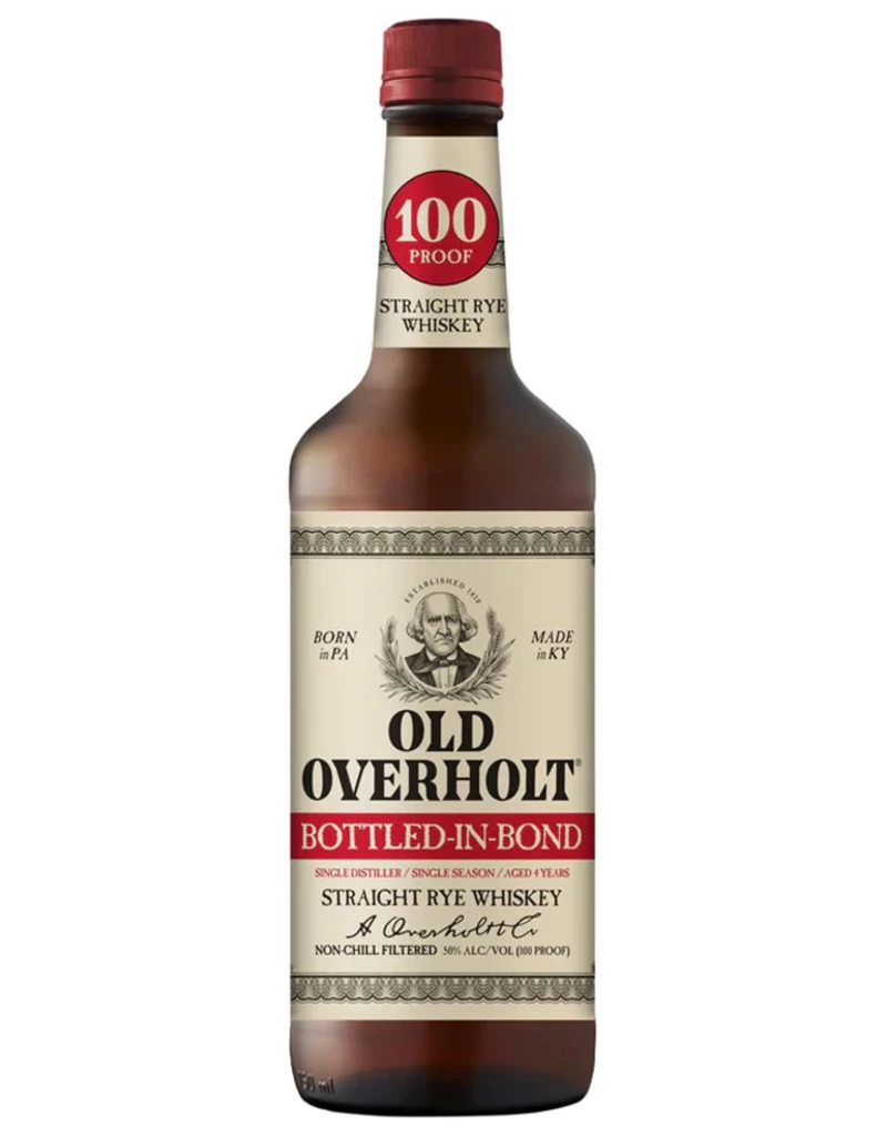 OLD OVERHOLT BOTTLE IN BOND RY