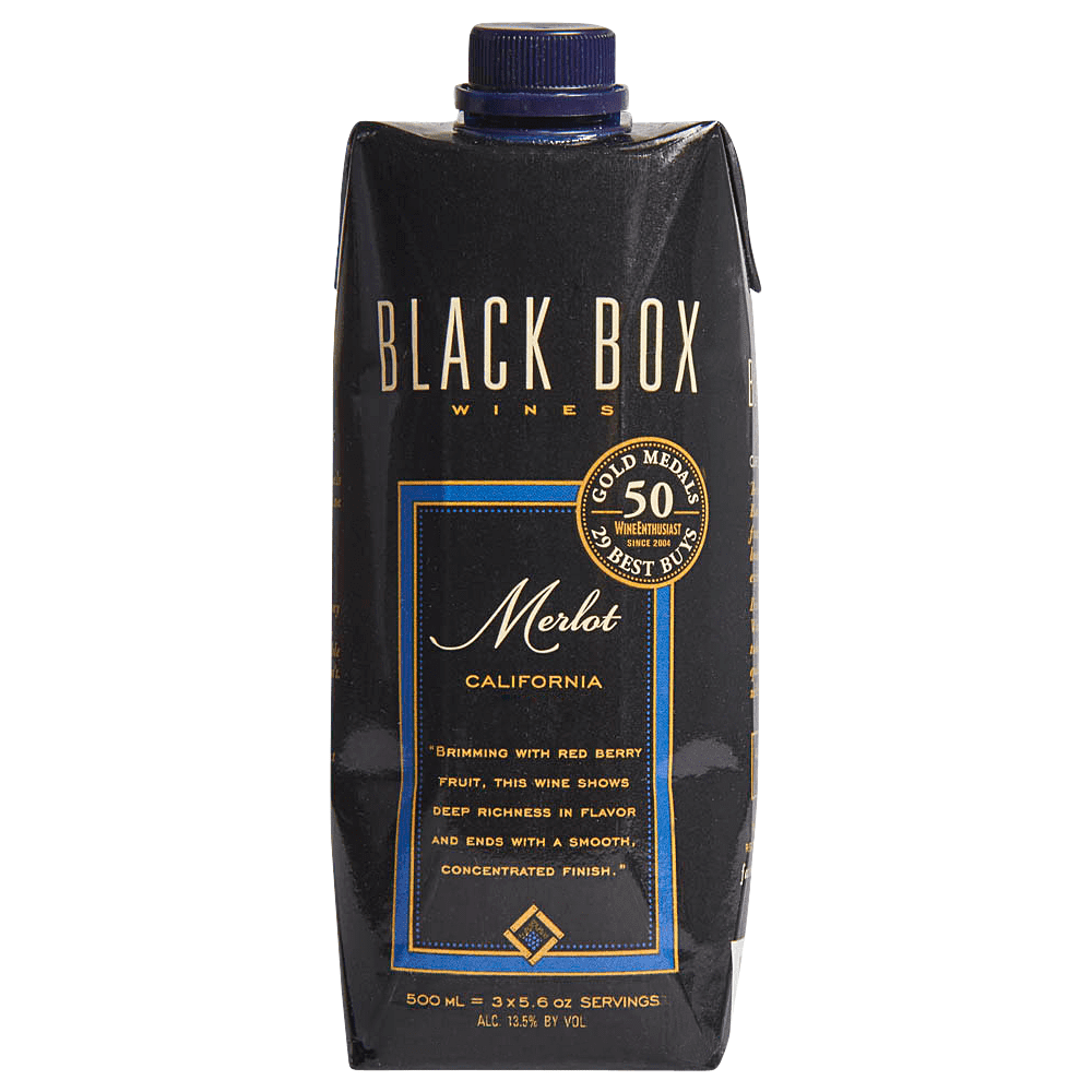 BLACK BOX MERLOT 500ML