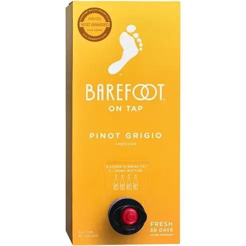 BAREFOOT PINOT GRIGIO 3L