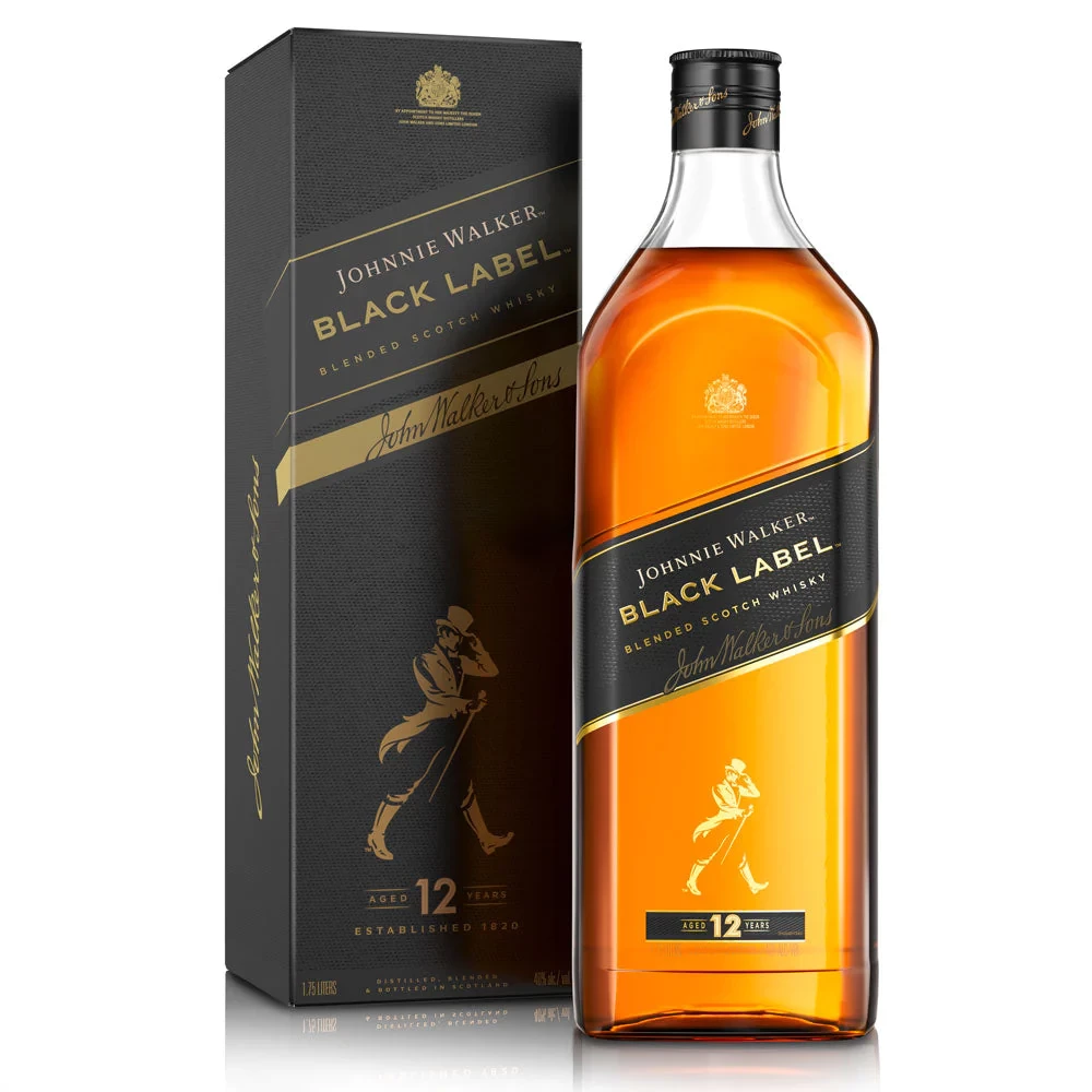 JOHNNIE WALKER BLACK 1.75
