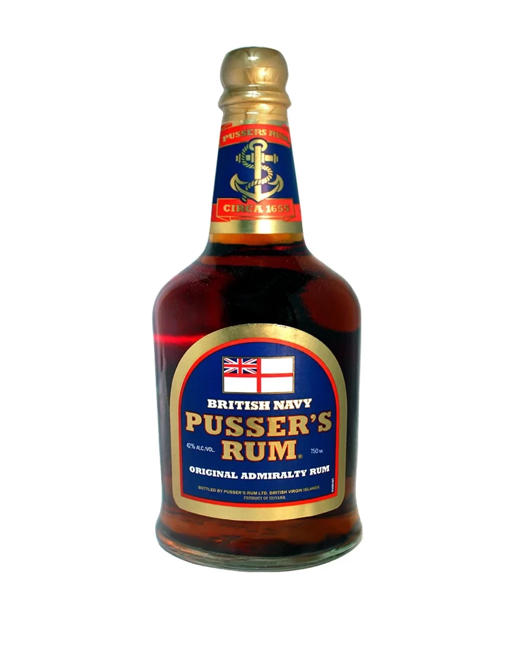 PUSSERS DARK RUM 1L