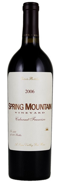 SPRING MOUNTAIN 2006 CABERNET