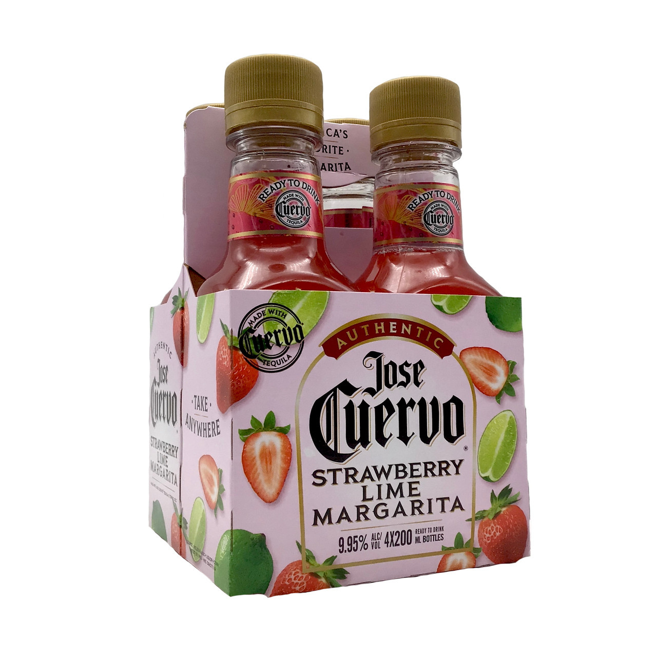CUERVO STRAW MARGARITA 4PK