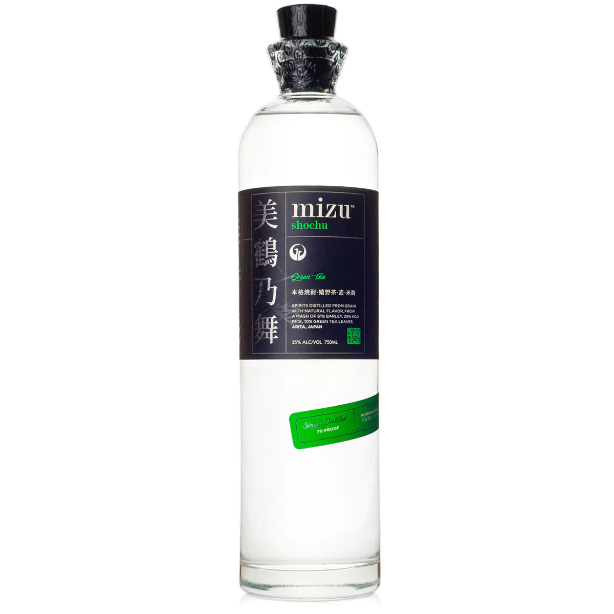 MIZU SHOCHU GREEN TEA 750ML