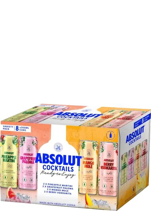 ABSOLUT COCKTAIL VARIETY PACK