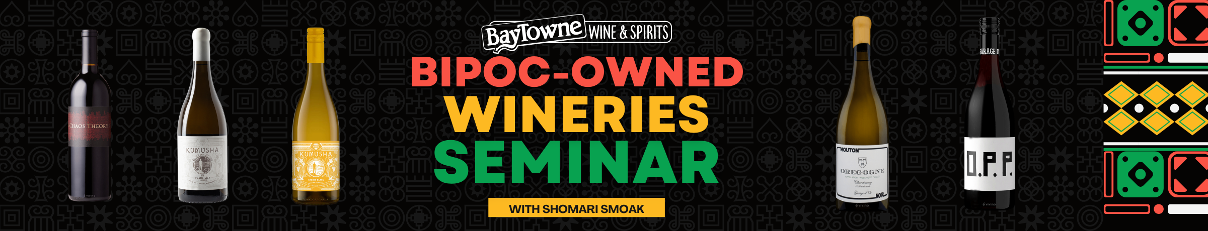 BIPOC-Owned Wineries Seminar with Shomari Smoak