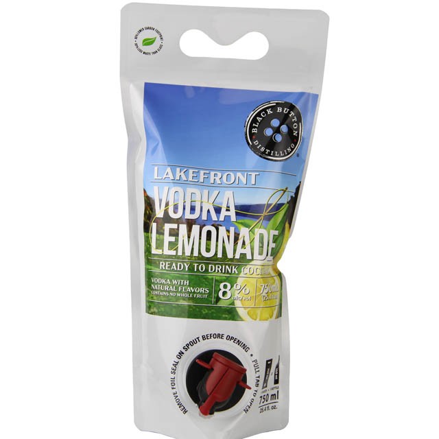 BLACK BUTTON VODKA LEMON 750ML